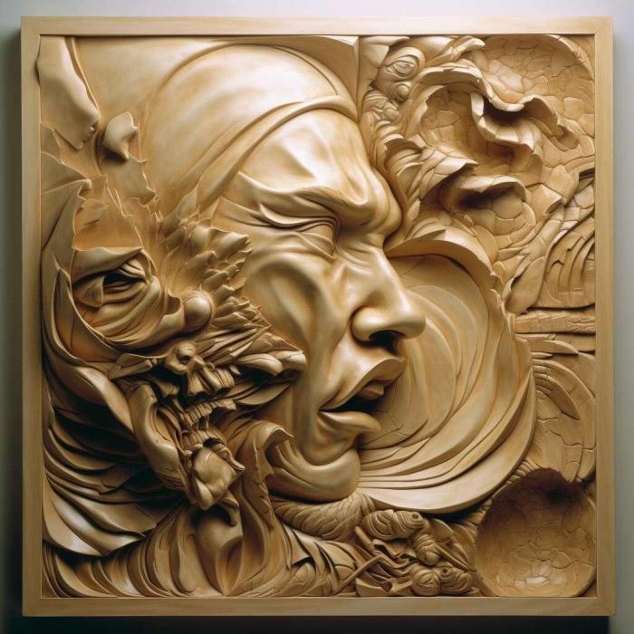 نموذج ثلاثي الأبعاد لآلة CNC 3D Art 